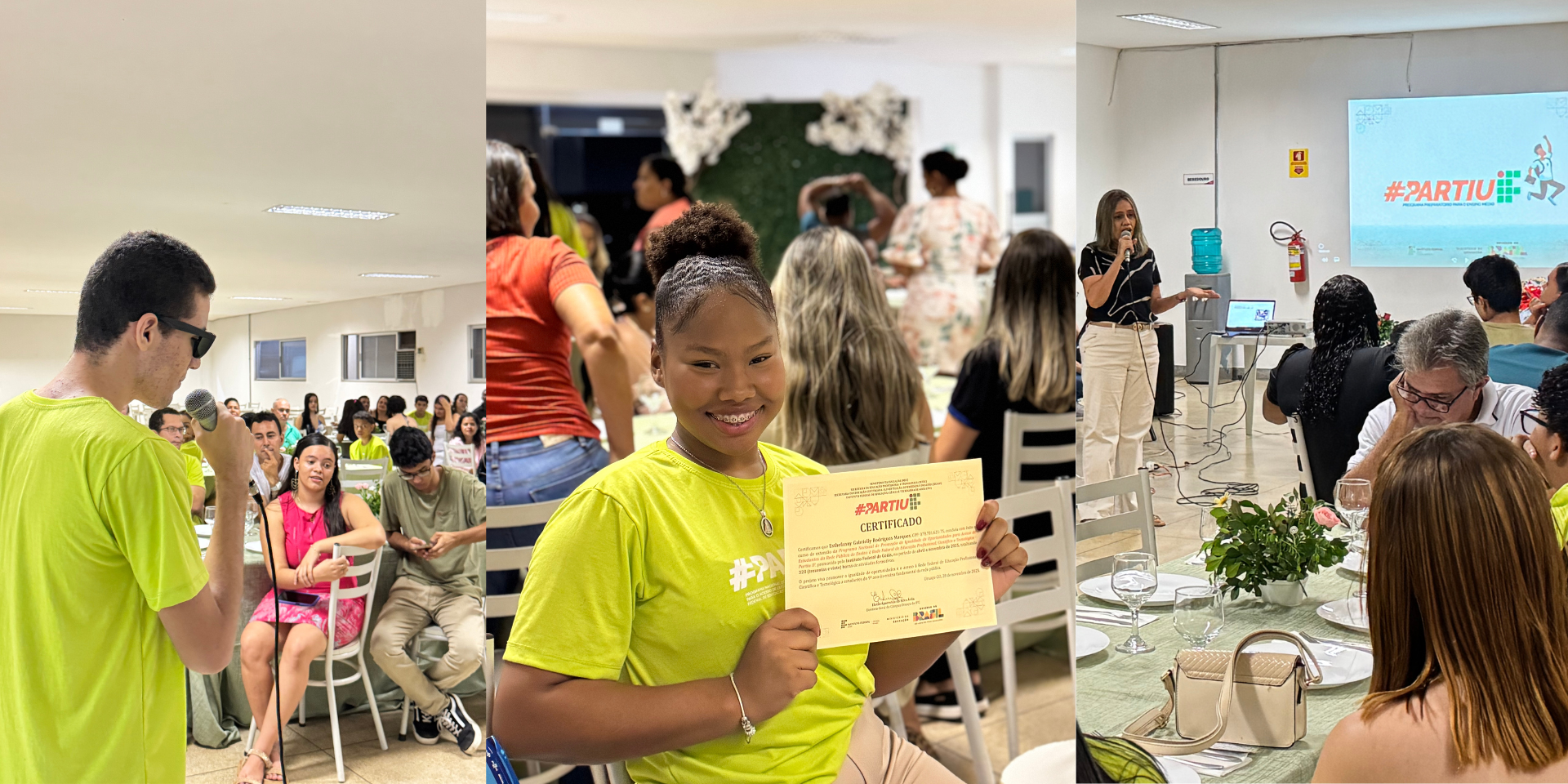 Estudantes do PartiuIF recebem certificação no IFG Câmpus Uruaçu